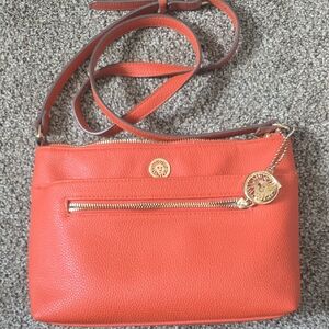 Anne Klein Orange Crossbody Purse